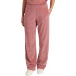 Pantalones orgánicos rosas de algodón de pana rebajados vintage talla M de materiales sostenibles para mujer 