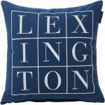 Fundas azules de algodón para cojines Lexington Clothing 