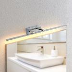 LED Lámpara de pared 'Eloni' (Moderno) en Plateado hecho de Metal e.o. para Cuarto de baño (1 llama,) de Lindby | lámparas de pared para baño, aplique