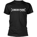 Linkin Park - Camiseta Oficial con Logotipo de One More Light Bracket, Color Negro Negro Negro (M