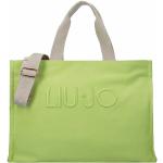 Bolsas verdes de algodón de la compra con protección RFID Liu Jo Junior 