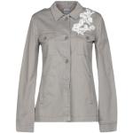 Abrigos clásicos grises de algodón manga larga Liu Jo Junior talla L para mujer 