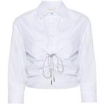 Camisas blancas de popelín rebajadas tres cuartos Liu Jo Junior talla M para mujer 