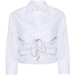 Camisas blancas de popelín rebajadas tres cuartos Liu Jo Junior talla XS para mujer 