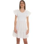 Vestidos cortos blancos rebajados Liu Jo Junior talla S para mujer 