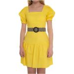 Vestidos ajustados amarillos de algodón rebajados mini Liu Jo Junior talla L para mujer 