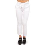 Pantalones cortos blancos de algodón rebajados Liu Jo Junior para mujer 