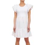 Vestidos cortos blancos de algodón rebajados informales Liu Jo Junior talla XS para mujer 