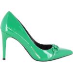 Zapatos verdes de tela de tacón rebajados oficinas Liu Jo Junior talla 36 para mujer 
