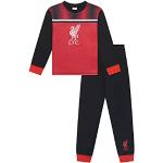 Pijamas infantiles rojos de algodón Liverpool F.C. con logo 8 años 