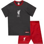 Pijamas rojos de manga corta infantiles Liverpool F.C. con logo 4 años 