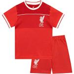 Pijamas infantiles rojos Liverpool F.C. con logo 