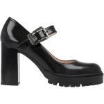 Zapatos negros de goma de tacón rebajados formales Lodi talla 38 para mujer 