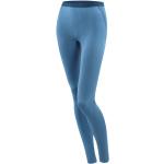 Pantalones ajustados azules de nailon Tencel rebajados ancho W32 largo L34 Löffler talla XS para mujer 