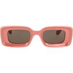 Gafas rosas de acetato de sol con logo Loewe talla 3XL para mujer 