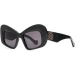 Gafas negras de acetato de sol con logo Loewe para mujer 