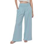 Pantalones azules de mezcla de algodón con pijama de verano petite hippie talla XL para mujer 