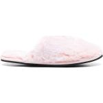 Slippers rosas de goma rebajados con logo Calvin Klein talla 36 de materiales sostenibles para mujer 