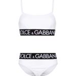Bikinis blancos de poliamida sin aros con logo Dolce & Gabbana talla XS para mujer 