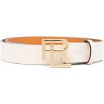 Cinturones blancos de piel con hebilla  con logo Ralph Lauren Collection talla M para mujer 