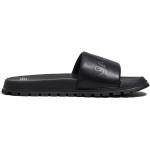 Sandalias negras de goma de cuero con logo Marc Jacobs talla 39 para mujer 