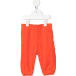 Pantalones naranja de terciopelo de deporte infantiles rebajados con logo Dsquared2 6 años 