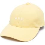 Gorras estampadas amarillas de poliester talla 54 con logo A.P.C. talla XXL para hombre 