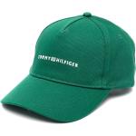 Gorras estampadas verdes de algodón rebajadas con logo Tommy Hilfiger Sport Talla Única para hombre 