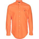 Camisas naranja de algodón de manga larga rebajadas manga larga con logo Ralph Lauren Polo Ralph Lauren talla XS para hombre 