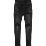 Jeans stretch negros de poliester ancho W30 largo L33 con logo Amiri con lentejuelas para hombre 