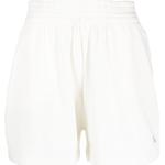Shorts blancos de algodón con logo Calvin Klein Jeans para mujer 