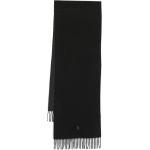 Bufandas negras de sintético de lana  con logo Ralph Lauren Polo Ralph Lauren Talla Única para mujer 