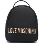 Mochilas negras de poliuretano con aislante térmico con logo MOSCHINO Love Moschino para mujer 
