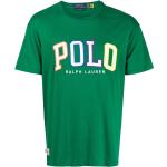 Camisetas verdes de algodón de cuello redondo rebajadas manga corta con cuello redondo con logo Ralph Lauren Polo Ralph Lauren talla XL para hombre 
