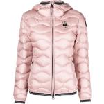 Abrigos rosas de poliamida con capucha  impermeables con logo BLAUER talla XL para mujer 