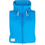 Chaleco azules de poliamida con capucha sin mangas con logo Yves Salomon para mujer 