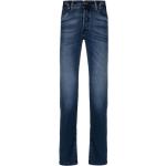 Jeans stretch azules de algodón rebajados ancho W30 largo L34 con logo Liu Jo Junior para hombre 