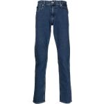 Jeans stretch azules de algodón rebajados ancho W30 largo L34 con logo Calvin Klein para hombre 