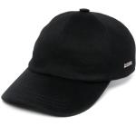 Gorras estampadas negras con logo Ermenegildo Zegna para hombre 