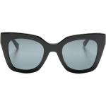 Gafas negras de acetato de sol tallas grandes con logo Tommy Hilfiger Sport talla 5XL para mujer 