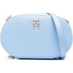 Bolsos satchel azules de poliuretano rebajados con logo Tommy Hilfiger Sport para mujer 