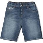 Jeans stretch azules de algodón rebajados con logo Armani Emporio Armani talla S para mujer 