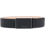Cinturones negros de poliester rebajados largo 105 con logo Calvin Klein para hombre 