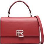 Bolsos rojos de moda con logo Ralph Lauren Collection para mujer 