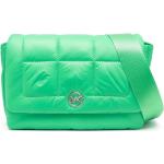 Bolsos satchel verdes de piel rebajados plegables con logo Michael Kors by Michael para mujer 