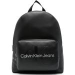 Mochilas estampadas negras de poliester con logo Calvin Klein Jeans de materiales sostenibles para mujer 