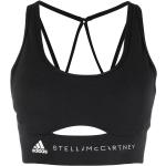 Ropa interior negra de poliester sin mangas cuello redondo con logo adidas Adidas by Stella McCartney de materiales sostenibles para mujer 