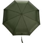 Paraguas verde militar de poliester con logo MOSCHINO Talla Única para mujer 