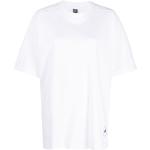 Camisetas orgánicas blancas de poliester de manga corta manga corta con cuello redondo con logo adidas Adidas by Stella McCartney de materiales sostenibles para mujer 