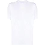 Camisetas blancas de algodón de manga corta manga corta con cuello redondo con logo Diesel para hombre 